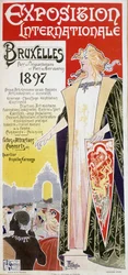 Plakat for den internasjonale utstillingen i Brussel 1897