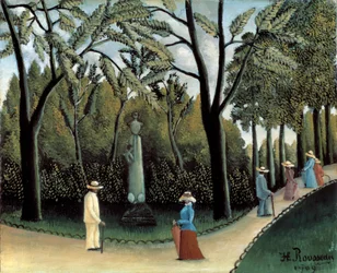 Luxembourghagen, monument over Chopin, 1909