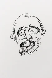 Henri Toulouse-Lautrec. Selvportrett.