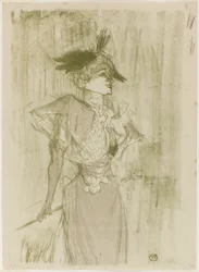 Mademoiselle Marcelle Lender, stående