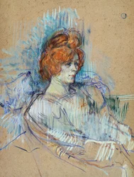 På scenen, av Henri de Toulouse-Lautrec (1864-1901)