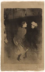 Øving på Folies-Bergère-Emilenne D#39;Alençon og Mariquita