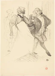 Rejane og Galipaux i «Madame Sans-Gêne» (Réjane og Galipaux i «Madame Sans-Gêne»)