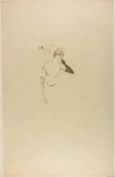 Yvette Guilbert, i Colombine ved Pierrot