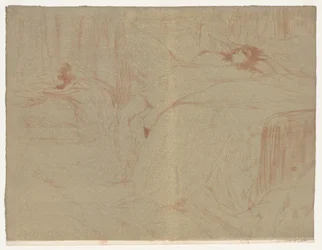 Elles: Kvinne liggende på ryggen, 1896.