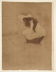 Woman Combing Her Hair, frisyre (Woman Combing Her Hair), fra serien Elles