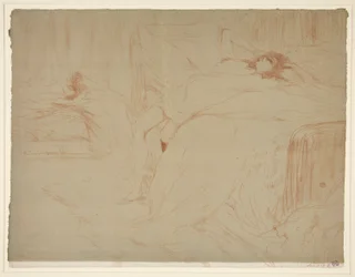 Femme sur le dos, lassitude (Woman Liggende på ryggen, Weariness), fra serien Elles
