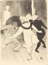 Folies-Bergere: The Censors of M. Prudhomme Folies-Bergere: Les pudeurs de..., 1893.