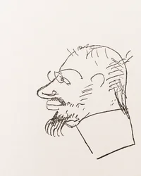 Henri Toulouse-Lautrec. Selvportrett.