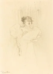 Luce Myres Full Face Luce Myrès, fullt ansikt, 1895.