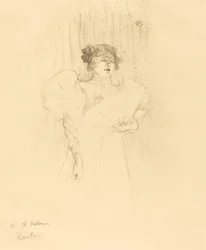 Luce Myres Full Face Luce Myrès, fullt ansikt, 1895.
