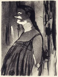 Madame Abdala, plate 6 fra Le Café Concert Series, 1893