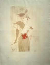 Frøken Marcelle Lender, stående