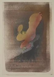 Frøken Loïe Fuller, 1893 (fargelitografi på vevd papir)