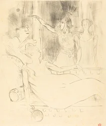 Mme Simon-Girard, Brasseur og Guy i La belle Helene Mme Simon-Girard, Brasseur..., 1895.
