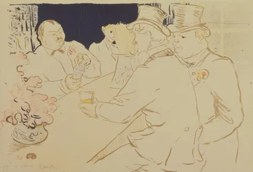 The Irish and American Bar, rue Royale, for The Chap Book, 1895