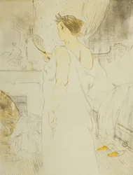 Woman Ice - Ice Hand; Ice Cream Woman - Håndis, tallerken VI fra Elles, 1896