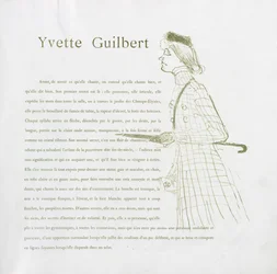 Yvette Guilbert-French Series: nr. 1, 1894.