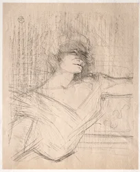 Yvette Guilbert: I limet, 1898.