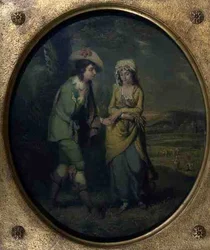 The Courtship (olje på lerret)