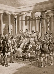 «Britenes klager», illustrasjon fra «Nasjonens historie»
