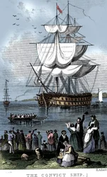 The Convict Ship, c1820.