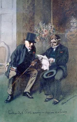 State Tank Navigates a Volcano, 1871