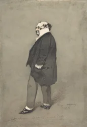 Samfunnsmannen Monsieur Joseph Prudhomme, 1874.
