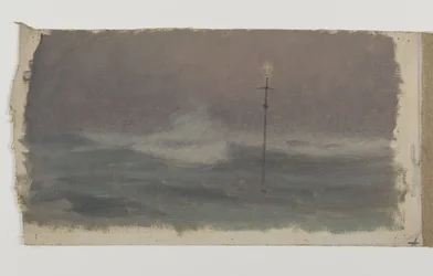Kors og bølge, Bretagne, ca. 1905 (olje på lerret)