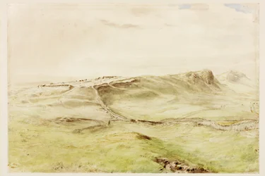 Bercovici, ca. 1848 (blyant og akvarell på papir)