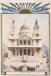 Kong George Vs sølvjubileum i St. Pauls katedral