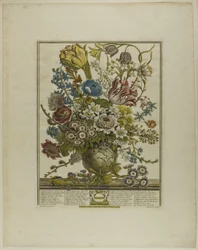 mars, fra Twelve Months of Flowers