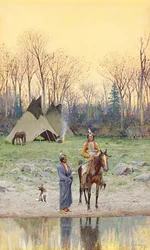 Indisk til hest, 1899