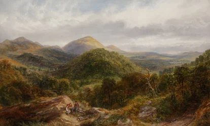 Den britiske leiren og Herefordshire Beacon, 1872