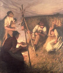 Høstmesterens kveldsmat, 1898
