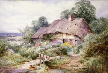 Fange Tiddlers i Eastbury, Berkshire