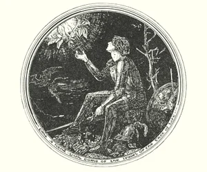 Illustrasjon til Pilegrimsreisen av John Bunyan (lito)