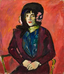 Portrett av en jente, 1909-1914.