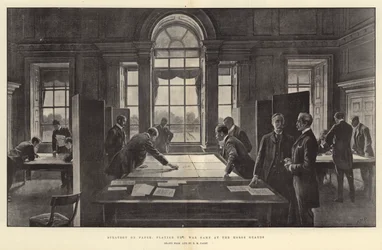 Strategi på papir, spille krigsspillet på hestevaktene