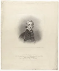 Portrett av John Hoppner John Hoppner, Esq. R.A. (tittel på objekt) Britse portretten (serietittel) British Gallery of Contemporary Portraits (serietittel)