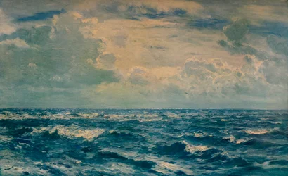 A Silvery Day West of the Needles, Isle of Wight, 1932