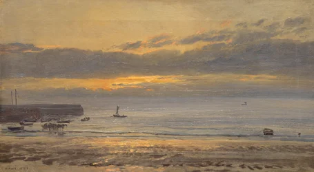 Før soloppgang, Scarborough - lavvann, 1878