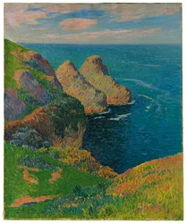 Klippeformasjoner ved havet, 1895