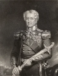Sir Robert Henry Sale, gravert av F. Holl, fra 