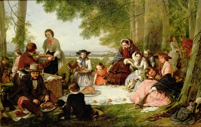 En piknik, 1857