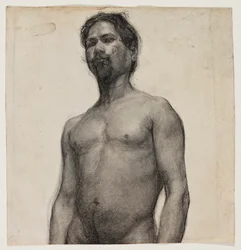 Studie av en svart mann, ca. 1891