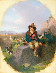 En geitegjeter på Romas Campagna