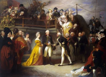 Besøk av kong Georg III (1738–1820)