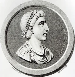 Portrett av Theodosius, fra 