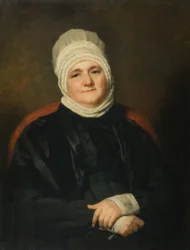 Mrs Moir of Leckie, ca. 1805-20 (olje på lerret)